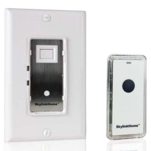 SkylinkHome On/Off In-Wall Switch Receiver with Snap-on Remote