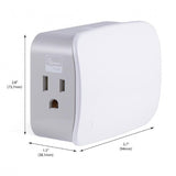 GE Z-Wave Plus Plug-in Dual Outlet Smart Switch