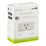 Leviton DW15P-1BW Wi-Fi Decora Mini Plug-in Smart Outlet