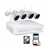 Foscam 4 CH NVR Smart Home Security System with 4 Wi-Fi HD Cameras