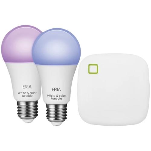 ERIA A19 Colors and White Shades Smart Lighting Starter Kit
