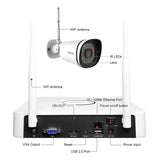 Foscam 4 CH NVR Smart Home Security System with 4 Wi-Fi HD Cameras