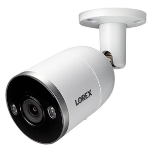 Lorex IP Indoor/Outdoor Weatherproof 4K Ultra HD Smart Bullet Camera with Smart Deterrence and Color Night Vision
