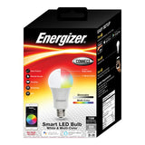 Energizer Connect Bright White and Multi-color Smart LED Bulb