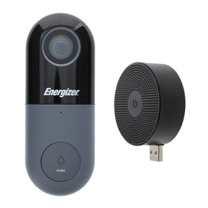 Energizer Connect 1080p Smart Video Doorbell with Wireless Chime