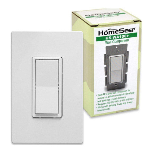 HomeSeer HS-WA100+ 3-Way Companion Smart Switch