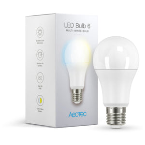 Aeotec ZWA001 Dimmable Multi-White Smart LED Bulb 6