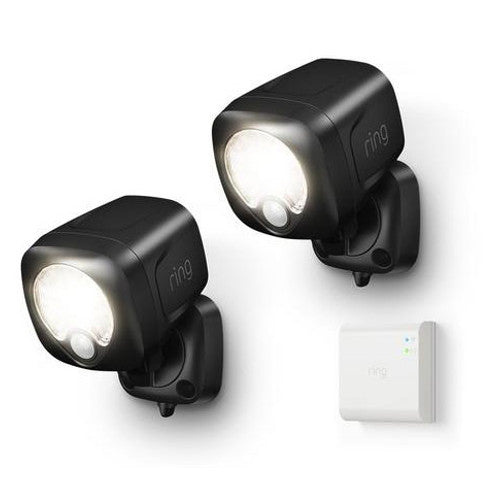 Ring Smart Lighting Spotlight Kit with 2 Spotlights and Bridge
