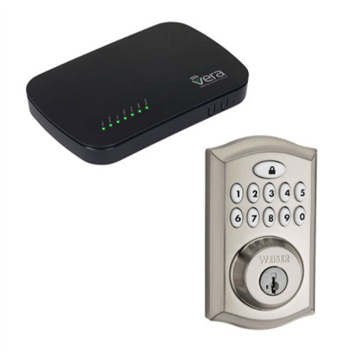 Vera Plus Smart Home Controller with Weiser Z-Wave Smart Lock
