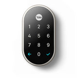 Nest x Yale Wi-Fi Smart Lock and Nest Connect - Satin Nickel