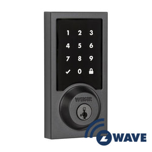 Weiser SmartCode 10 Touchscreen Contemporary Deadbolt Smart Lock with Z-Wave Plus